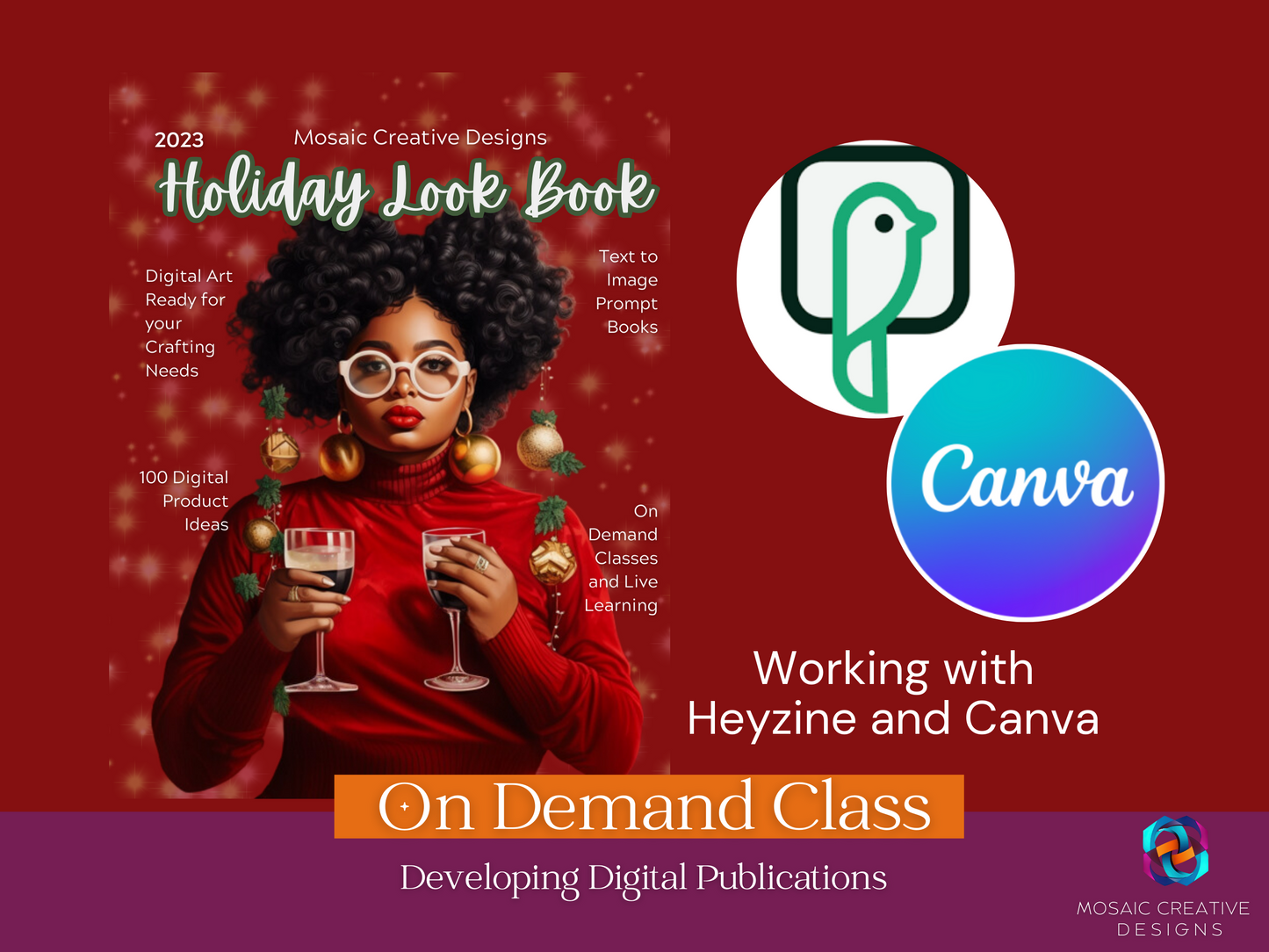 Master Canva & Heyzine: Create Stunning Flipbooks | On-Demand Class | Intermediate/Advanced Canva Users